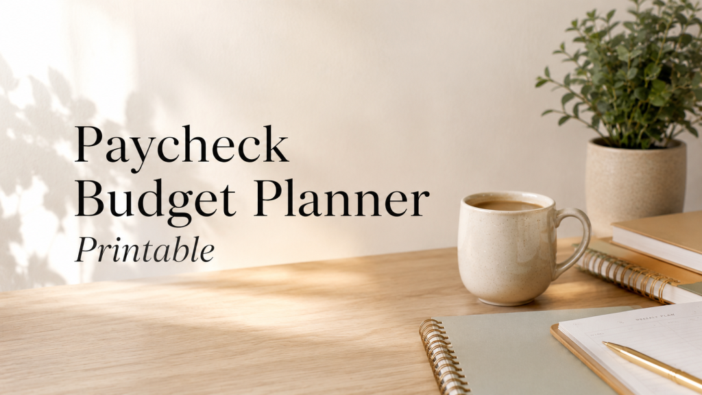 paycheck budget planner printable PDF budget by paycheck worksheet